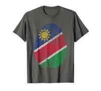 Namibia Huella Digital Camiseta