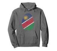 Namibia Huella Digital Sudadera con Capucha