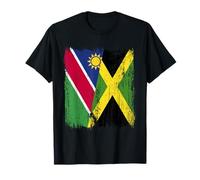 Namibia Jamaica Media Bandera Namibia Patrimonio jamaicano Camiseta