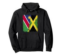 Namibia Jamaica Media Bandera Namibia Patrimonio jamaicano Sudadera con Capucha