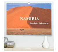 Namibia-Land der Sehnsucht (hochwertiger Premium Wandkalender 2026 DIN A2 quer), Kunstdruck in Hochglanz: Sehnsuchtsvolle Landschafts- und Tierbilder von Namibia.