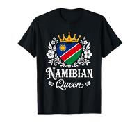 Namibian Queen Namibia Flag Proud Namibian Woman Camiseta