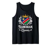 Namibian Queen Namibia Flag Proud Namibian Woman Camiseta sin Mangas