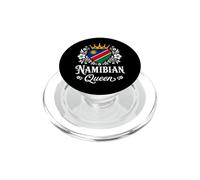 Namibian Queen Namibia Flag Proud Namibian Woman PopSockets PopGrip para MagSafe