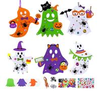 NAMIS Halloween Basteln Kinder,Halloween Schaum Aufkleber Bastelset,Halloweens Bastel Set,DIY Handwerksprodukte, die sich für verschiedene Party und Kinderfest Dekorationen eignen
