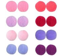 Namner Felt Wool, 80g, 8 Colors Felt Wool, Felt Wool, Dry Felting, Felt Accessories, Felt Needle, Felt Wool Kit, Crafts, Summer(Morado)