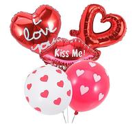 NAMOARLY 1Juego Globos De Corazón Para Bodas y Celebraciones Decoraciones De San Valentín Incluye Globos Forma De Corazón Para Propuestas