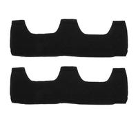 NAMOARLY 2 Piezas de Forro de Banda Sudor para Casco de Seguridad Negro, Accesorio Desmontable de Esponja para Casco de Obra, Instalación Sencilla para Trabajadores