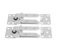 NAMOARLY 2 Unidades Conectores Metálicos para Sofá Modular 135x55x3mm, Piezas de Repuesto para Muebles Seccionales, Clips de Reparación Resistentes para Unión Firme en Sala de Estar