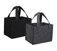 NAMOARLY 2piezas Bolsa De De Fieltro Dividida para Botellas Transporte Práctico