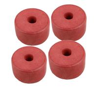 NAMOARLY 4 Piezas Flotador de Pesca Snell de Espuma de PVC Rojo, Resistente Corrosión Marina, Fácil Instalación para Redes de Pesca y Trampas de Cangrejo, Cilindro de 90x50 Mm
