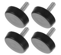 NAMOARLY 4 Tornillos de Montaje Ajustables para Patas de Máquinas de Ejercicio y Cintas de Correr, Accesorio de Goma para Equipo Fitness en Casa y Gimnasio