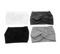 NAMOARLY 4 Uds. Diademas Anchas Para Mujer, Diademas Anudadas Elásticas, Anudadas Vintage, Diadema Elástica, Accesorios Elásticos Para El Cabello Para Mujer