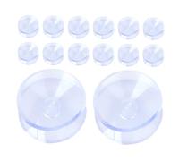 NAMOARLY 48 Ventosas Antideslizantes Transparentes para Mesa de Cristal, Almohadillas Protectores Succión Doble Cara 35mm, Parachoques Separadores para Mesa de Té y Muebles, Juego