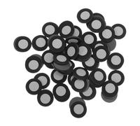 NAMOARLY 6 Hojas Marcadores Magnéticos para 3D, 6 Hojas Reutilizables de Plástico Negro Diámetro Interior de 6 Mm y Exterior de 10 Mm para Medición Arquitectónica y Arqueología de Campo