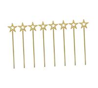 NAMOARLY 8 Piezas Varita Mágica Pentagrama Favores de fiesta para juguetes de niña juguetes juguete varitas mágicas de plástico varitas de hadas elegantes el plastico Golden