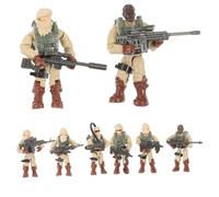 NAMOARLY 8piezas Miniaturas De Soldados y Personas Escena Figuras De Acción para Decoración De y Juguetes