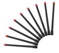 NAMOARLY Alargador Válvula Neumático y Conexión Confiable 10 Piezas de Plástico Negro Alargador Valvula Neumatico para Inflado Seguro en Neumáticos de Vehículos y Motocicletas