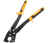 NAMOARLY Alicates de Quilla de Acero para Perforación y Engarce, Pinza Manual Resistente de Boca Plana Mango Antideslizante para Trabajos de Paneles de Yeso y Techos, Herramienta