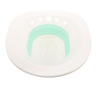 NAMOARLY Bidé Plegable para Baño Doméstico Cuenca de Lavado Portátil para Mujer Diseño Compacto y Fácil Almacenamiento para Cuidado Postparto y Personas Mayores Color Blanco y Verde
