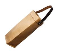 NAMOARLY Bolsa De De Papel Kraft para Vino Tinto Resistente y Resistente Al Desgaste