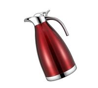 NAMOARLY Botella Térmica Inoxidable Jarra Aislante Para Agua Fría Para Hogar y Oficina Color Rojo Vino Diseño