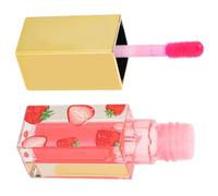 NAMOARLY Brillo de Labios Líquido Hidratante Efecto Espejo y Duración Larga para Mujeres y Niñas, Aceite Labial que Cambia de Color Rojo Brillo Voluminizador