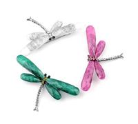 NAMOARLY Broche de Resina y Decoración para Mujer Forma de Libélula Pin de Solapa Resistente para Navidad o Obsequio Especial