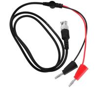 NAMOARLY Cable de Prueba Bnc a Conector Banana Sonda de Cobre Puro Cable de Prueba Enchufe Banana Ajustable 1 Pieza para Osciloscopio
