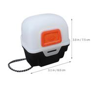 NAMOARLY Caja de Faros Profesional de Color Claro, Estuche Portátil Antichoque y Antiarañazos para Camping, Organizador Compacto para Lámparas y Linternas de Cabeza, Accesorio Resistente