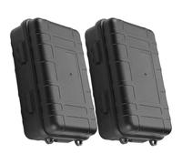 NAMOARLY Caja de Supervivencia Resistente al Desgaste de 2 Piezas, Estuche Portátil Prueba de Golpes para Actividades al Aire Libre y Supervivencia
