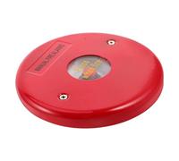 NAMOARLY Campana de Incendios Manual Roja Resistente al Calor Botón de Acero Inoxidable Montada en Pared para Fábricas y Entornos Marinos