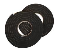 NAMOARLY Cinta Adhesiva de Esponja EVA Negra Anticolisión 2 Rollos 10 MM Grosor X 10 MM Ancho X 3 M Largo Tira Selladora Autoadhesiva para Ventanas Puertas y Aislamiento contra Ruido y