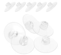 NAMOARLY Clips de Cable Adhesivo de Silicona para Gestión y Soporte de Cables Ventosas para Paredes de Vidrio y Azulejos Paquete de 12 Unidades