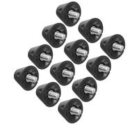 NAMOARLY Color Negro Ideales para Pistas Atléticas 12 Clavos de TPU Ligeros Forma de Aguja Paquete de 12 Unidades para Zapatos de Running