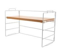 NAMOARLY Estante De Escritorio De Madera Expositor Elegante para Artículos De Cocina