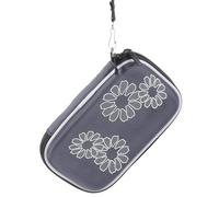 NAMOARLY Estuche Protector Rígido para Disco Duro Portátil de 25 Pulgadas Funda EVA Diseño Impreso Azul Oscuro Resistente a Golpes y Arañazos Organizador de Transporte para Accesorios