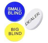 NAMOARLY Fichas de Conteo de Póker 3 Piezas para Juegos de Bingo y Fichas Numéricas Multifuncionales para Juegos de Mesa y Bingo Electrónico