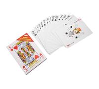 NAMOARLY Juego de Cartas de Póquer Gigantes 4X Grandes, Naipes Portátiles y Ligeros de Papel Recubierto para Fiestas y Bares
