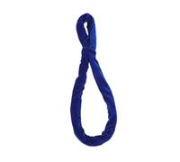 NAMOARLY Lazo Antideslizante para Manos y Pies de Acrobacias Aéreas, Correa de Cuerda Azul de 40 Cm para Entrenamiento de Fuerza, Yoga Aéreo y Pole Dance, Accesorio de Fitness y Gimnasia