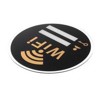 NAMOARLY Letrero Acrílico Wifi De Pared Recordatorio Visible Diseño Seguro y Resistente Adecuado y Baños Públicos