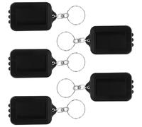 NAMOARLY Linterna LED de Mano Portátil Carga Solar, Mini Llavero Práctica, Pack 5 Unidades, Luz Brillante para Camping, Senderismo y Emergencias