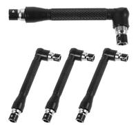 NAMOARLY Llave de Tubo en Forma de L Doble Cabezal 4 Piezas Multiusos para Reparación, Herramienta Manual de Acero Resistente para Bricolaje y Mantenimiento Doméstico