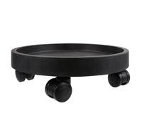 NAMOARLY Marrón Soporte Redondo, Robusto para Maceta Ruedas, Resina | Movimiento Suave, Limpieza Sencilla, Base Inferior Ruedas, para Plantas y Jardín, Uso Diario