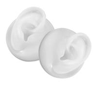 NAMOARLY Molde de Oreja Falsa de Silicona para Ejercicios de Perforación y Limpieza Auditiva, Modelo para Prácticas Médicas y Exhibición de Pendientes