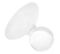 NAMOARLY Mortero de Cristal Transparente para Pintura al Óleo y Especias Mango Ergonómico Ligero y Cómodo para Uso en Cocina y Hogar