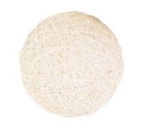 NAMOARLY Pantalla de Lámpara Colgante de Rafia Tejida, Color Claro, Tamaño Mediano, Estilo Rústico, Ligera y Resistente para Lámparas de Techo en Hogar y Restaurantes