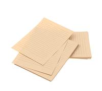 NAMOARLY Papel de Carta Vintage A5 21x15 Cm Kraft Rayado 100 Hojas para Escritura Notas Oficina y Caligrafía Artística