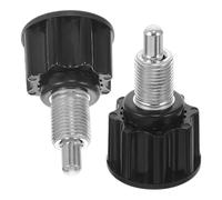 NAMOARLY Pasador de Bola para Bicicleta Estática, Diámetro 38 Mm, Color Negro, 2 Piezas, Pasador de Tiro Resorte para Equipos de Gimnasio, Accesorio para Máquina de Fitness