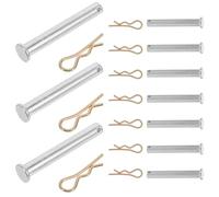 NAMOARLY Pasadores de Fijación para Andamios 10 Piezas 10mm Diámetro X 70mm Largo Acero Duradero con Orificio para Pasador de Acoplamiento Uso Construcción y Mantenimiento Seguro